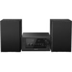 image produit Panasonic SC-PM702EG-K Microchaîne Hi-FI Stéréo Compacte avec CD, Dab+/FM Radio, USB et Bluetooth, Hauts Parleurs 80W, Contrôle des Basses, Noir