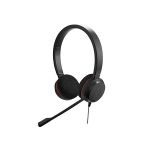 image produit Jabra Evolve 20 UC Stereo Casque - Casque Unified Communications pour VoIP Softphone avec annulation passive du bruit - Câble USB avec contrôleur - Noir