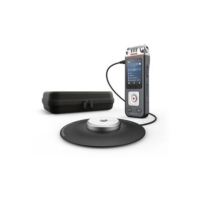 image Enregistreur Philips VoiceTracer DVT8115, Microphone de réunion à 360°, 8Go, Enregistrement de réunions. Reconnaissance vocale Sembly AI, création de résumés et de résumés de réunions